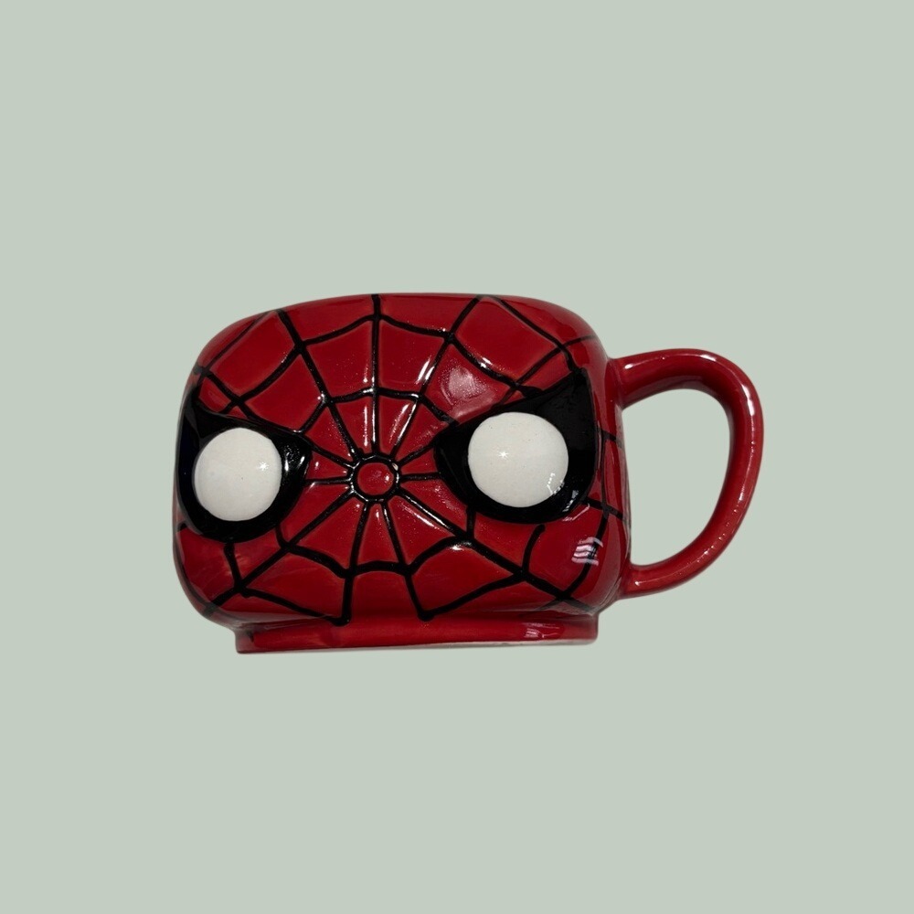 marvel spider-man funko pop collectable ceramic mug comic disney superhero merch